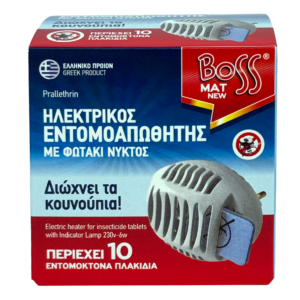 Boss fis συσκευή πρίζας για εντομοαπωθητικά πλακίδια